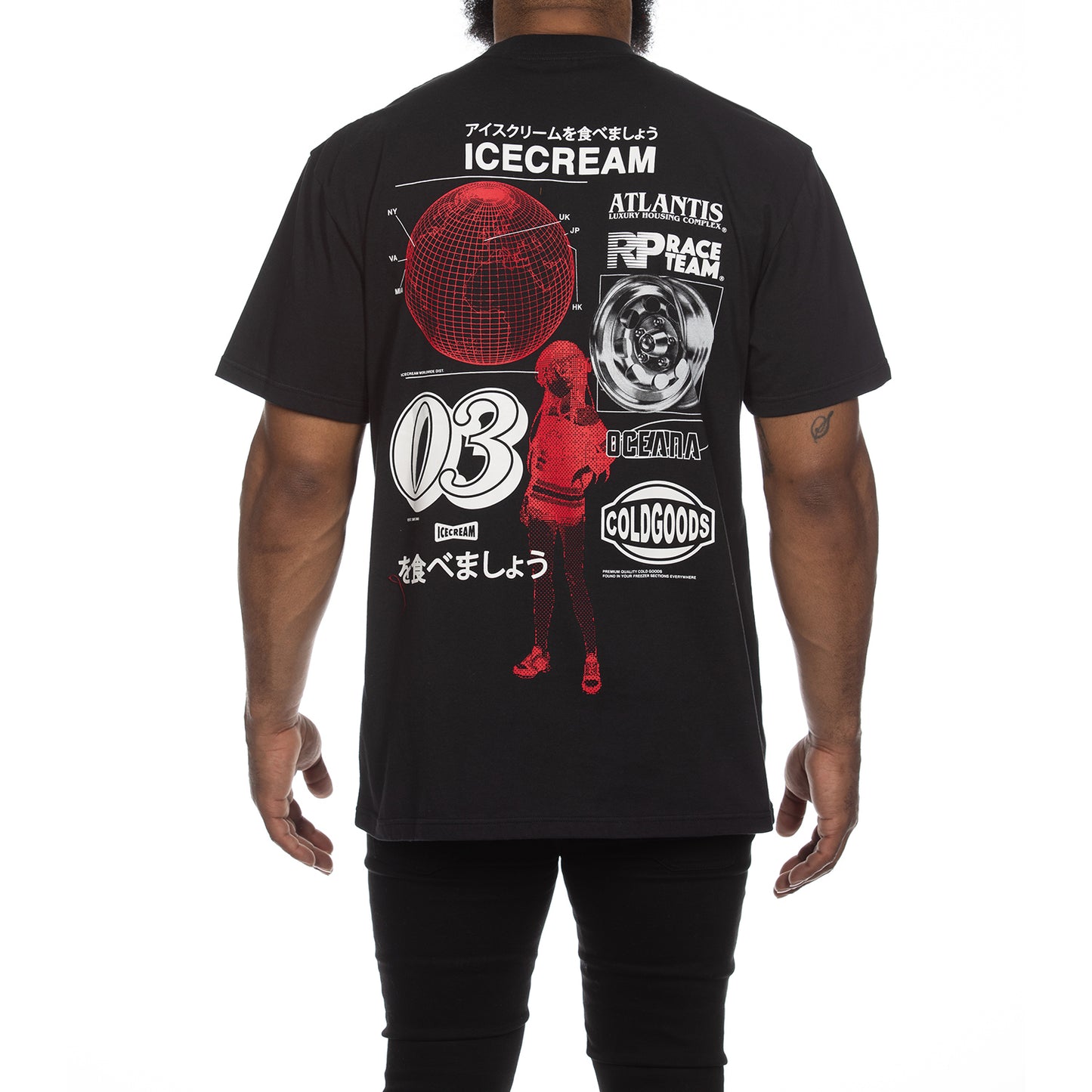 Icecream Billionaire Boys Club T-Shirt OVERSIZED Cinema SS Knit