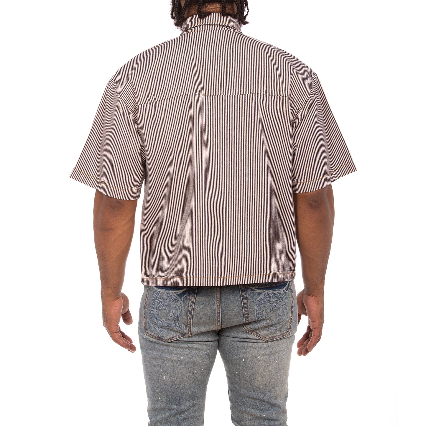 Icecream Billionaire Boys Club Pin SS Woven Cropped Shirt