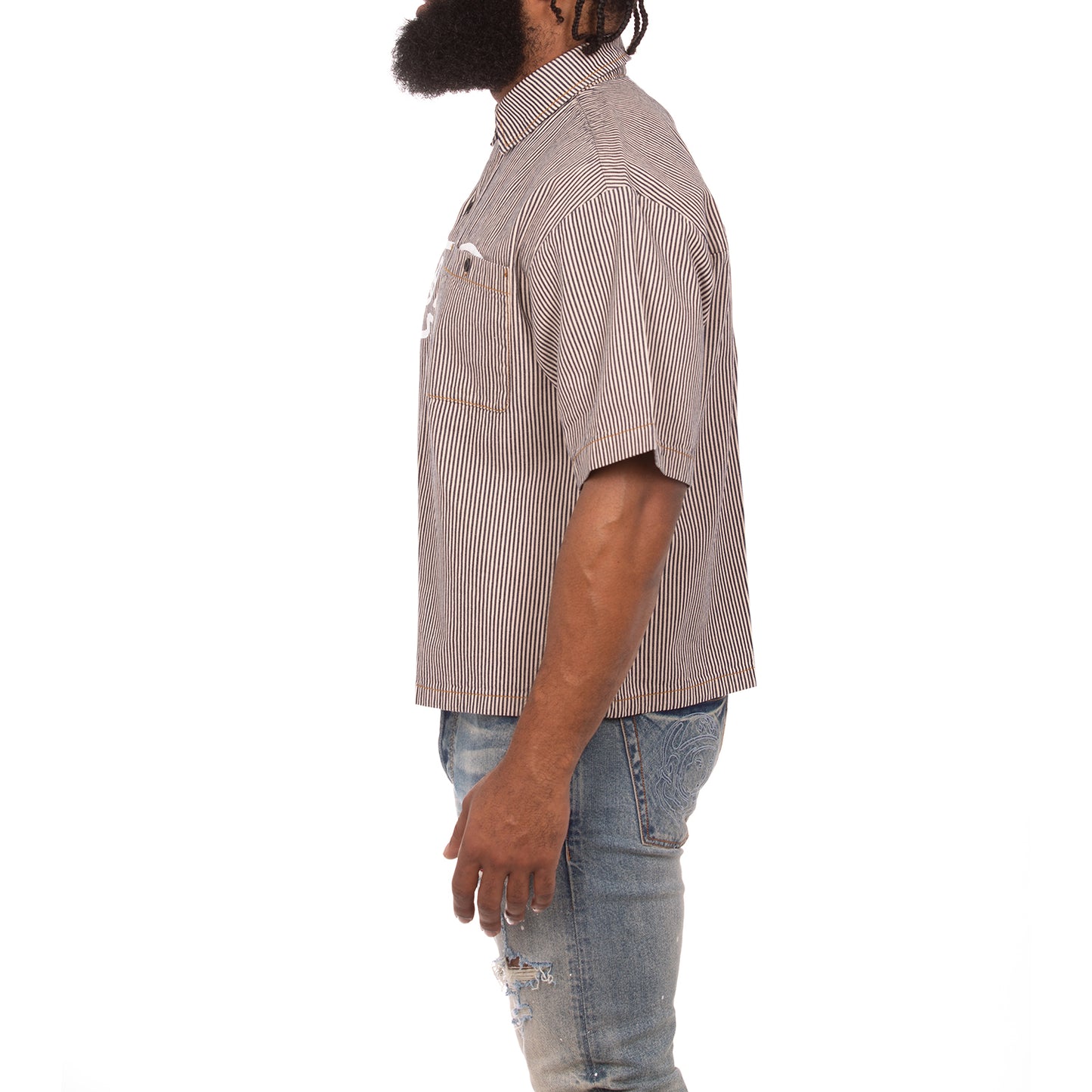 Icecream Billionaire Boys Club Pin SS Woven Cropped Shirt