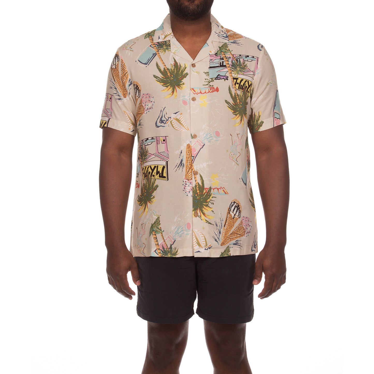 Icecream Billionaire Boys Club Diner SS Woven Cropped Shirt