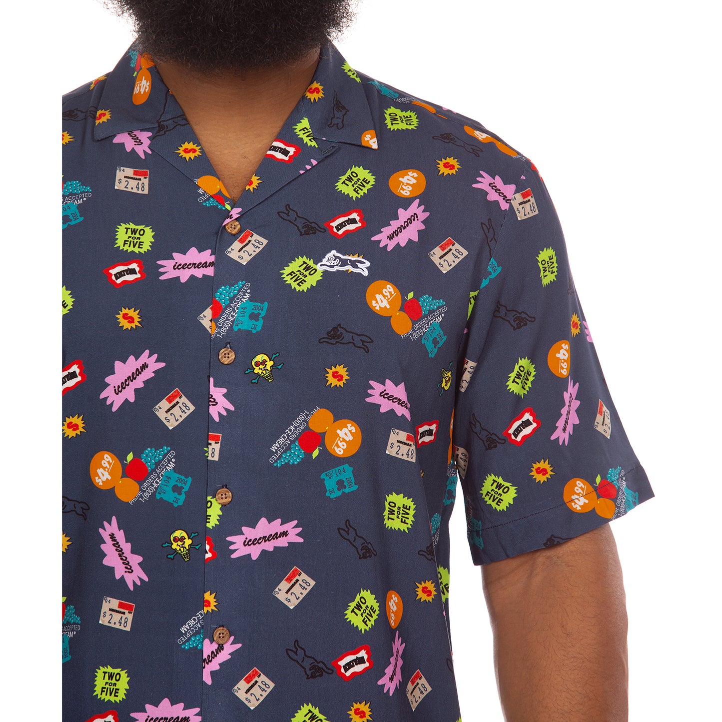 Icecream Billionaire Boys Club Stickers SS Woven