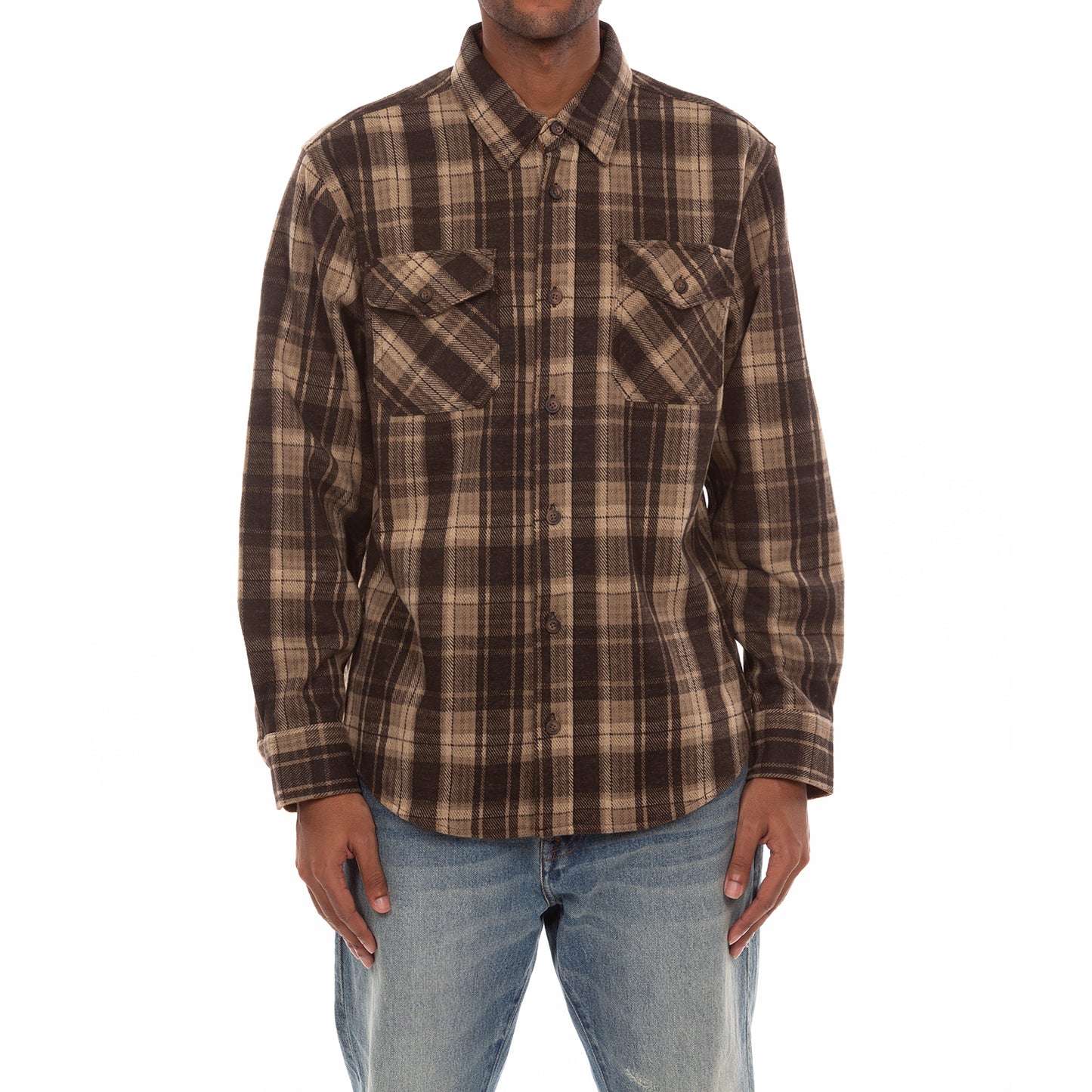 Akoo Flannel Shirt – Men’s Heavy Flannel Button-Up