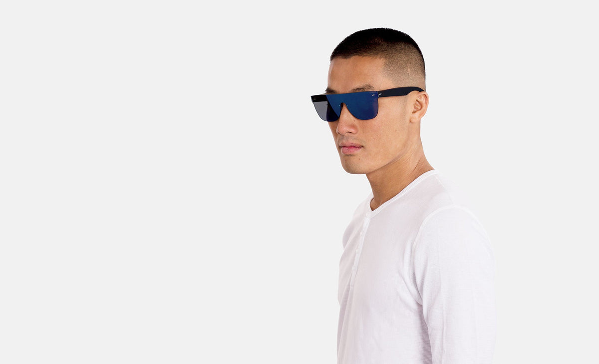 Retrosuperfuture Tuttolente Flat Top Blue Sunglasses Unisex P2T