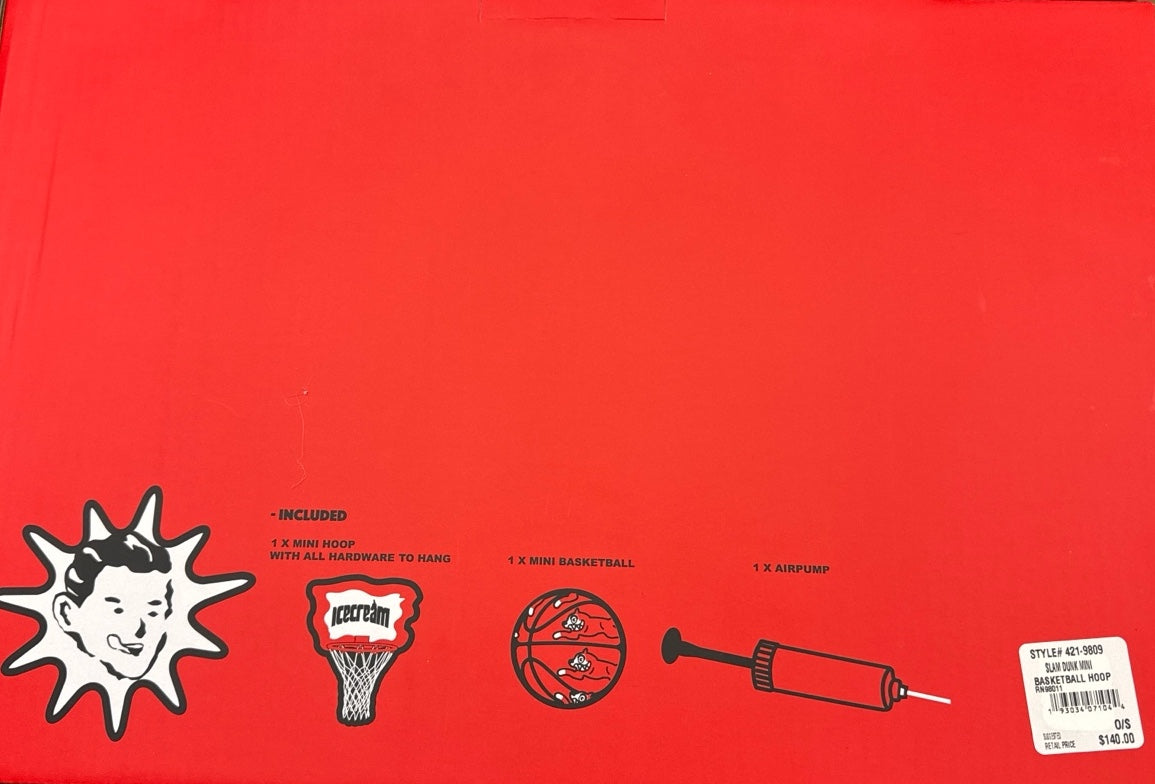 BBC Ice cream Slam Dunk Mini Basketball Hoop – Limited Edition Streetwear Collectible