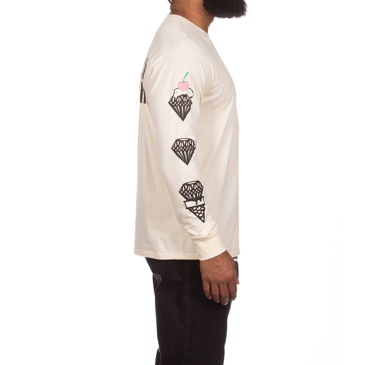 Icecream Billionaire Boys Club Mens GFH/GFW Long Sleeve Tee 441-8315