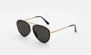 Retrosuperfuture Dokyu Black Gold Super Model Sunglasses Eyewear Unisex Glasses