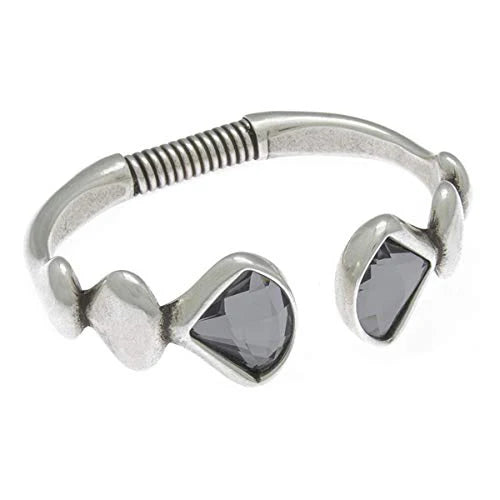 Women's Bracelets CICLON - Adjustable Metal Cuff with Swarovski Crystals SWR110