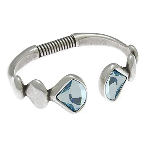 Women's Bracelets CICLON - Adjustable Metal Cuff with Swarovski Crystals SWR110