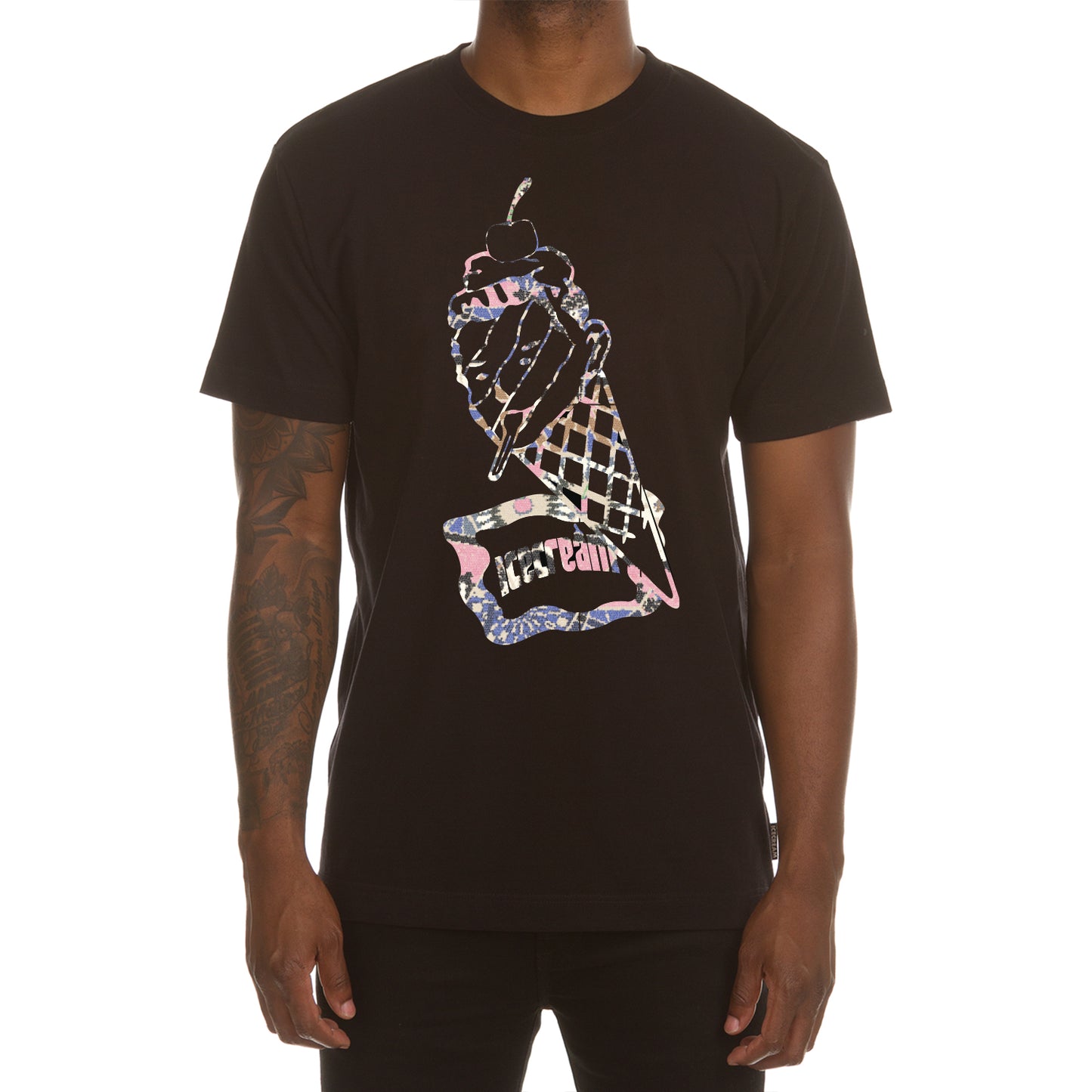 Icecream Billionaire Boys Club Mens Shirt Short Sleeve Cone Man 441-3201