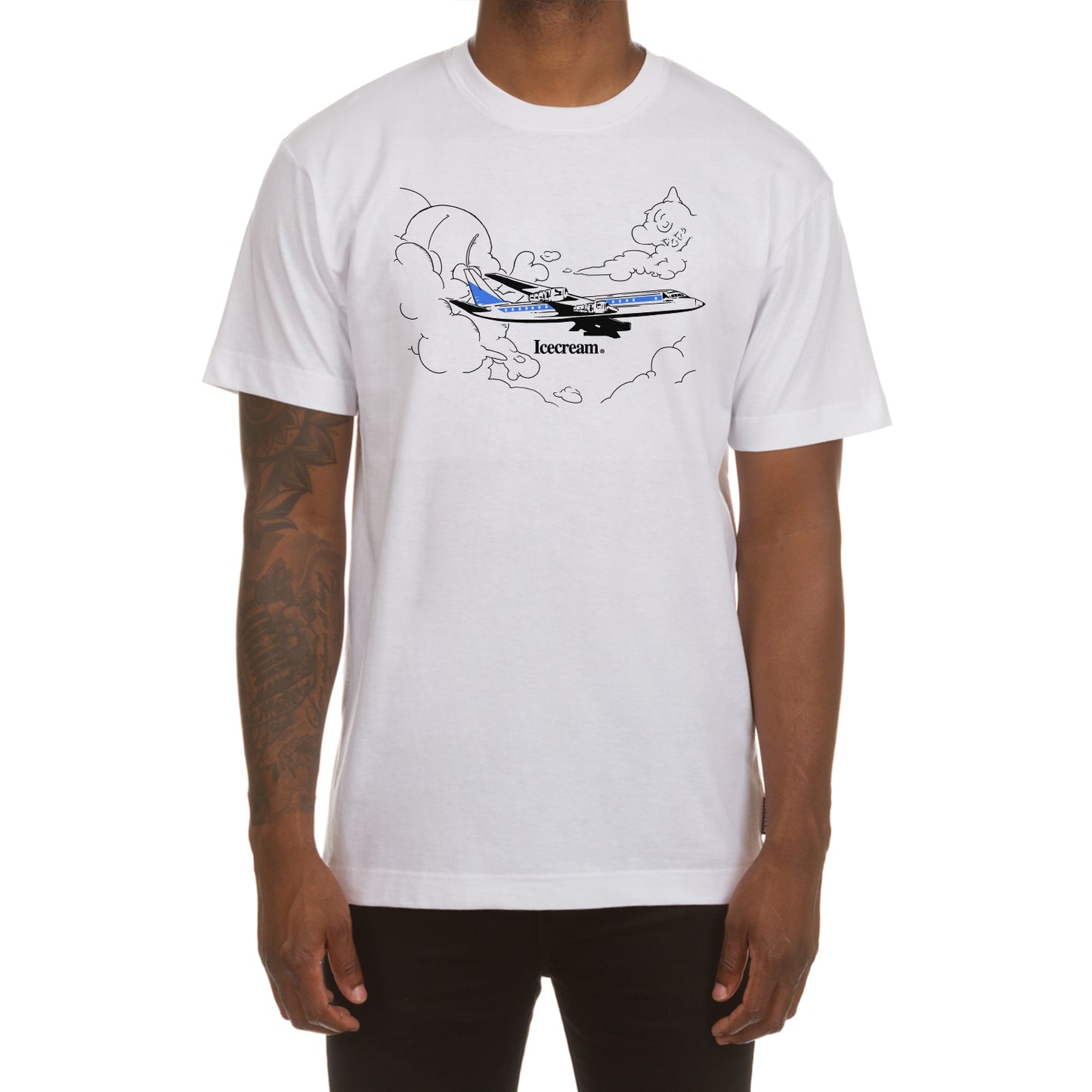 Icecream Billionaire Boys Club Mens Shirt Short Sleeve Private Jet SS Tee 441-3207