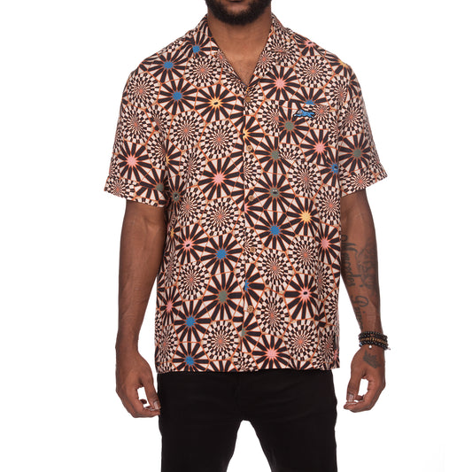 Icecream Billionaire Boys Club Mens Shirt Short Sleeve Beaumont SS Woven 441-3601