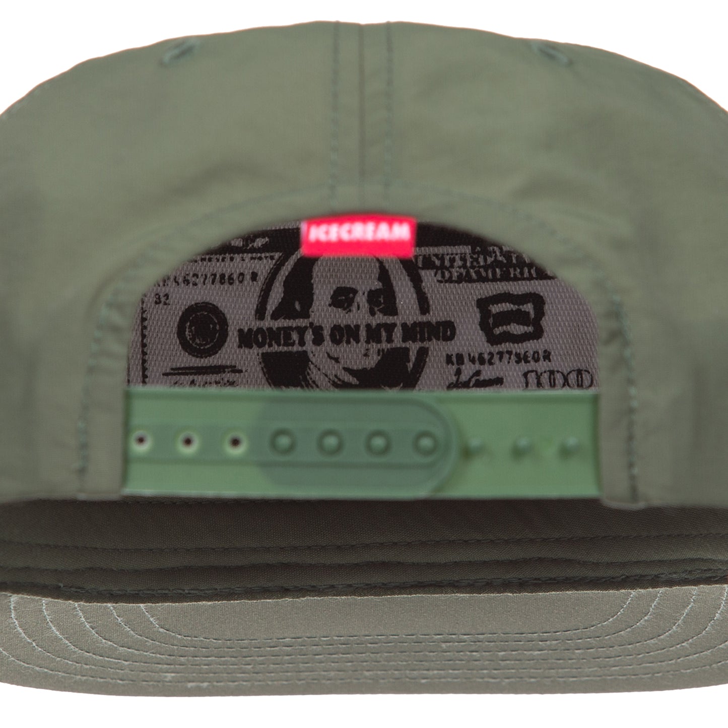 ICECREAM Billionaire Boys Club Clothing Mens Cap Running Dog Money's On My Mind Snapback 441-3801