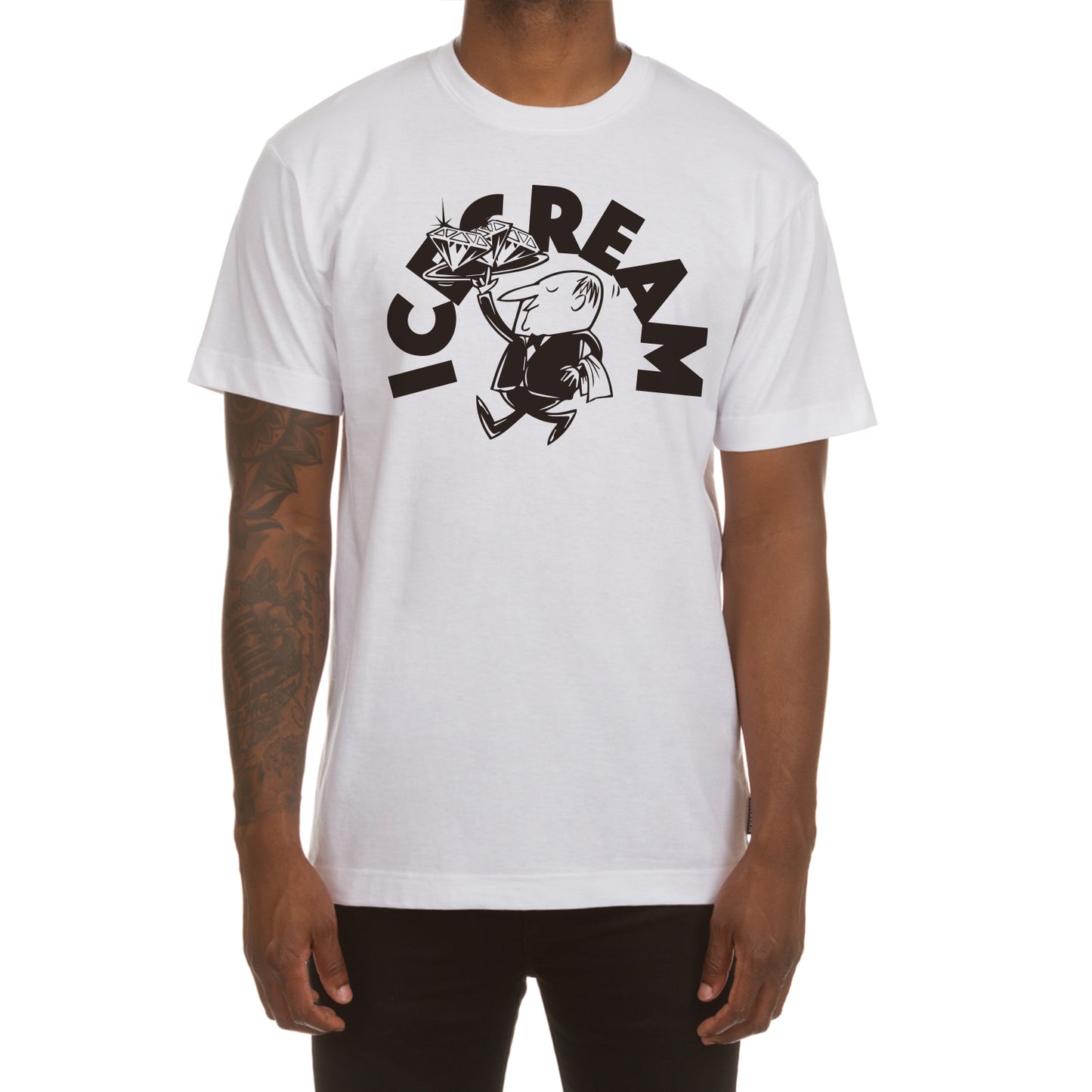 Icecream Billionaire Boys Club Mens Shirt Short Sleeve Dinner Is Server SS Tee 441-4209