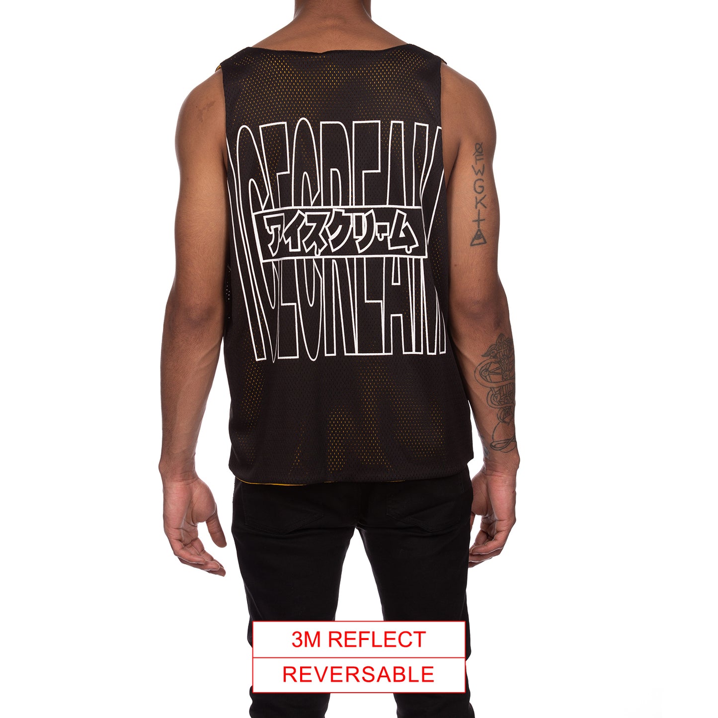 Icecream Billionaire Boys Club Mens Shirt Tanktop Brick Tanktop Reversible 3M Reflect 441-4305