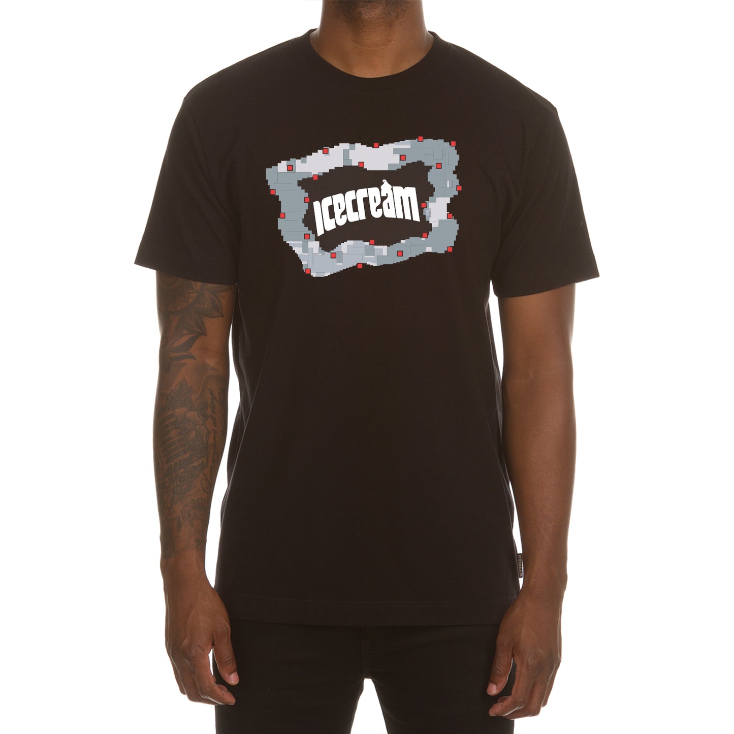 Icecream Billionaire Boys Club Men's T-Shirt Blurred SS Tee 441-7200