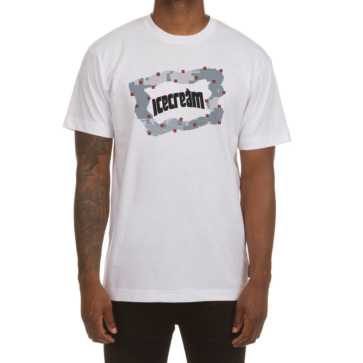 Icecream Billionaire Boys Club Men's T-Shirt Blurred SS Tee 441-7200