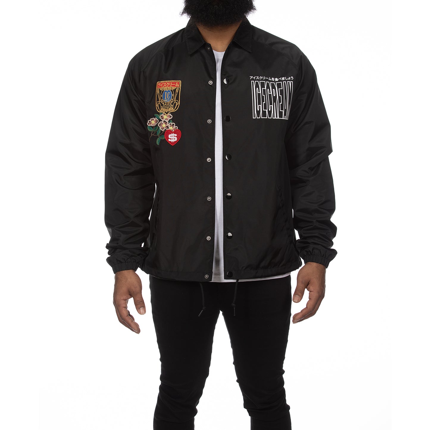 Icecream Billionaire Boys Club Clothing Couch Jacket Men Flourish Coaches Jacket 441-7402