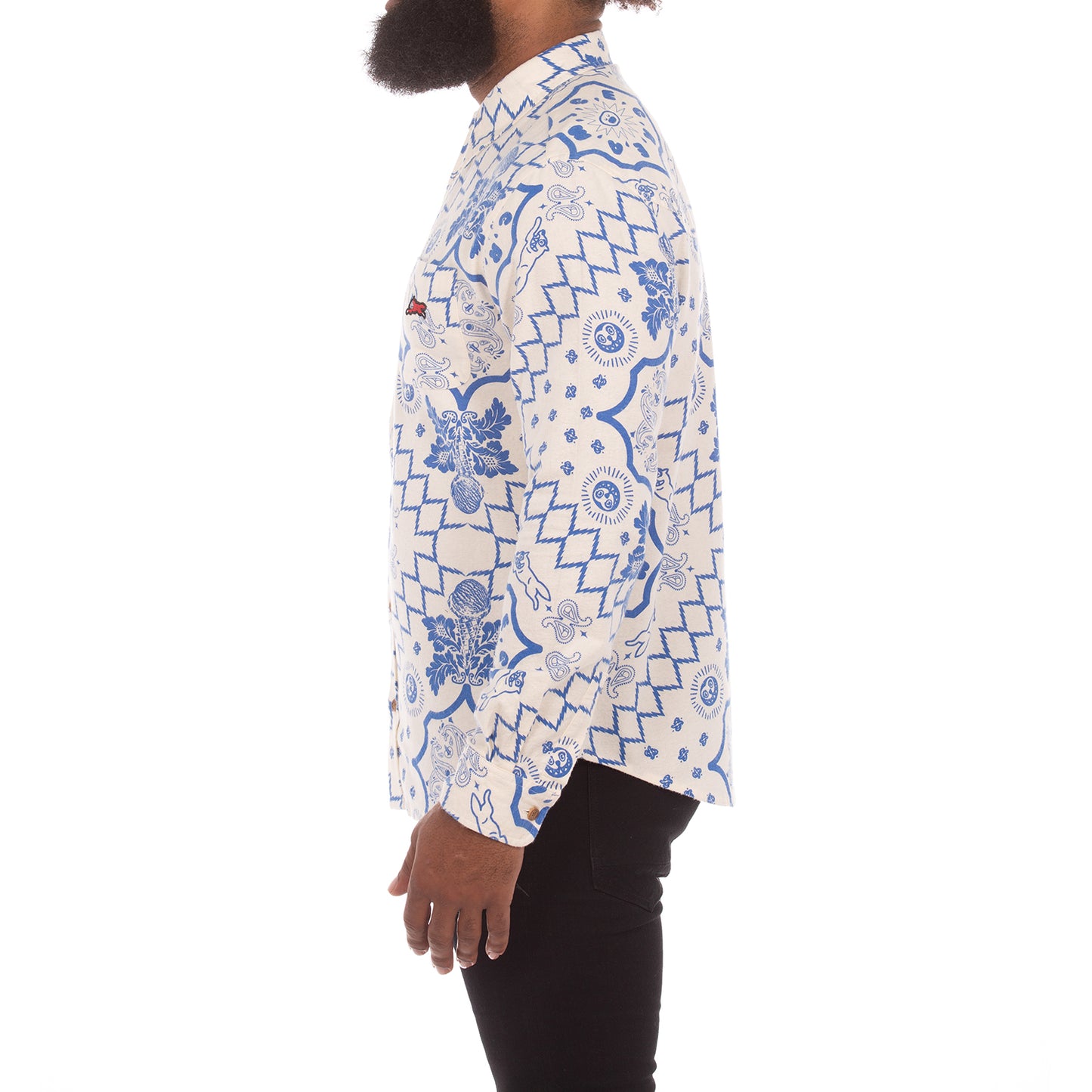 Icecream Billionaire Boys Club Mens Shirt LS The Bands LS Woven 441-7601