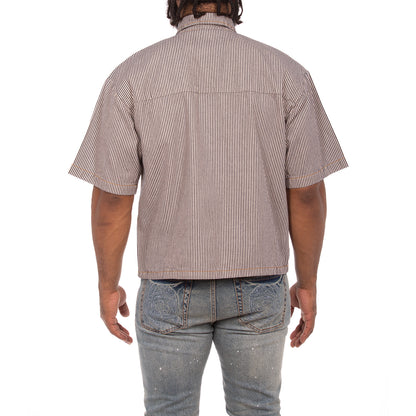 Icecream Billionaire Boys Club Pin SS Woven Cropped Shirt