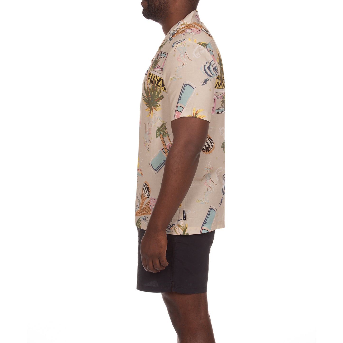 Icecream Billionaire Boys Club Diner SS Woven Cropped Shirt