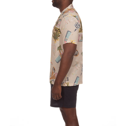 Icecream Billionaire Boys Club Diner SS Woven Cropped Shirt