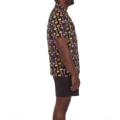 Icecream Billionaire Boys Club Keys SS Woven Cropped Shirt