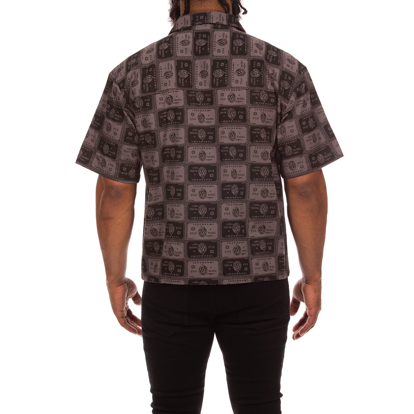Icecream Billionaire Boys Club Black Card SS Woven