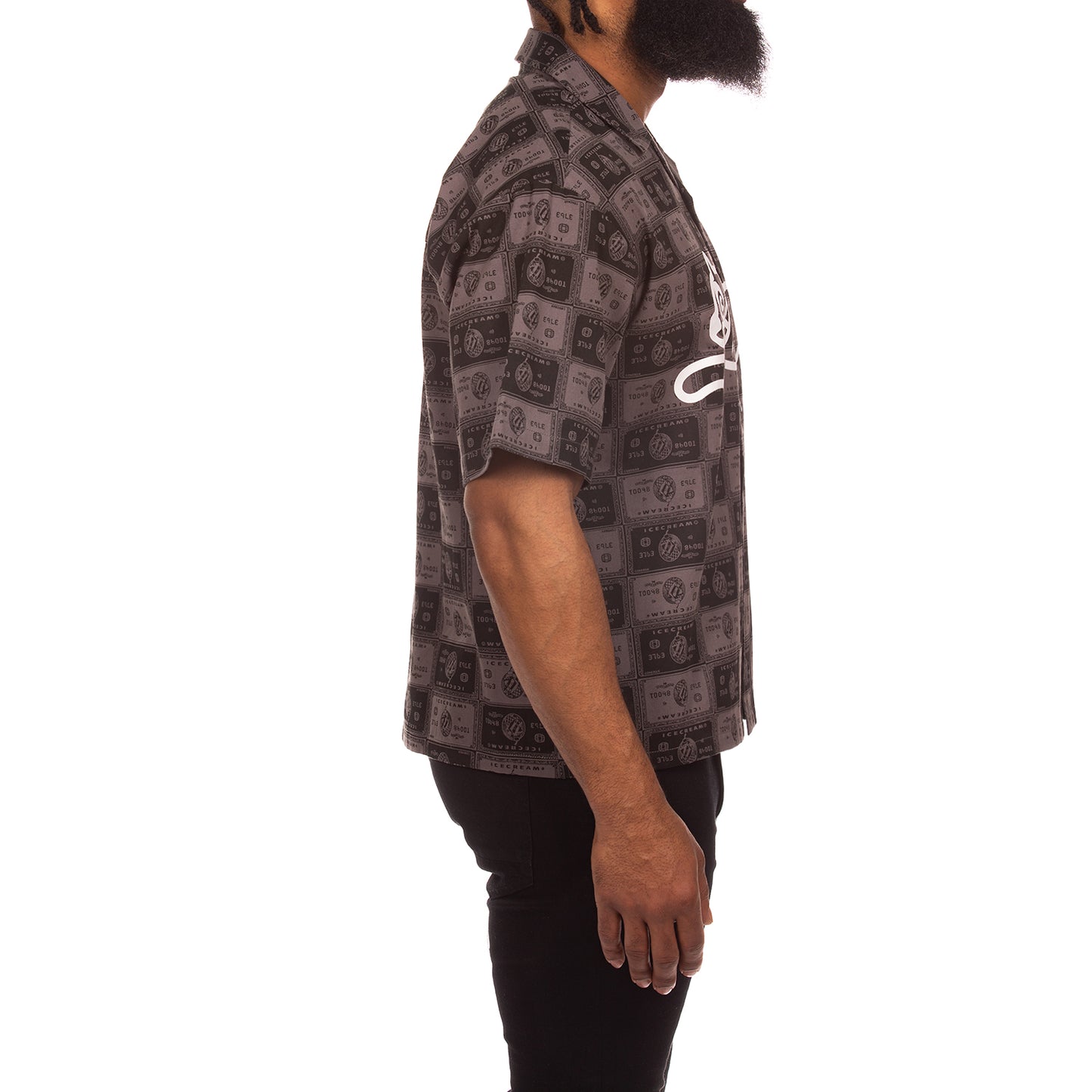 Icecream Billionaire Boys Club Black Card SS Woven