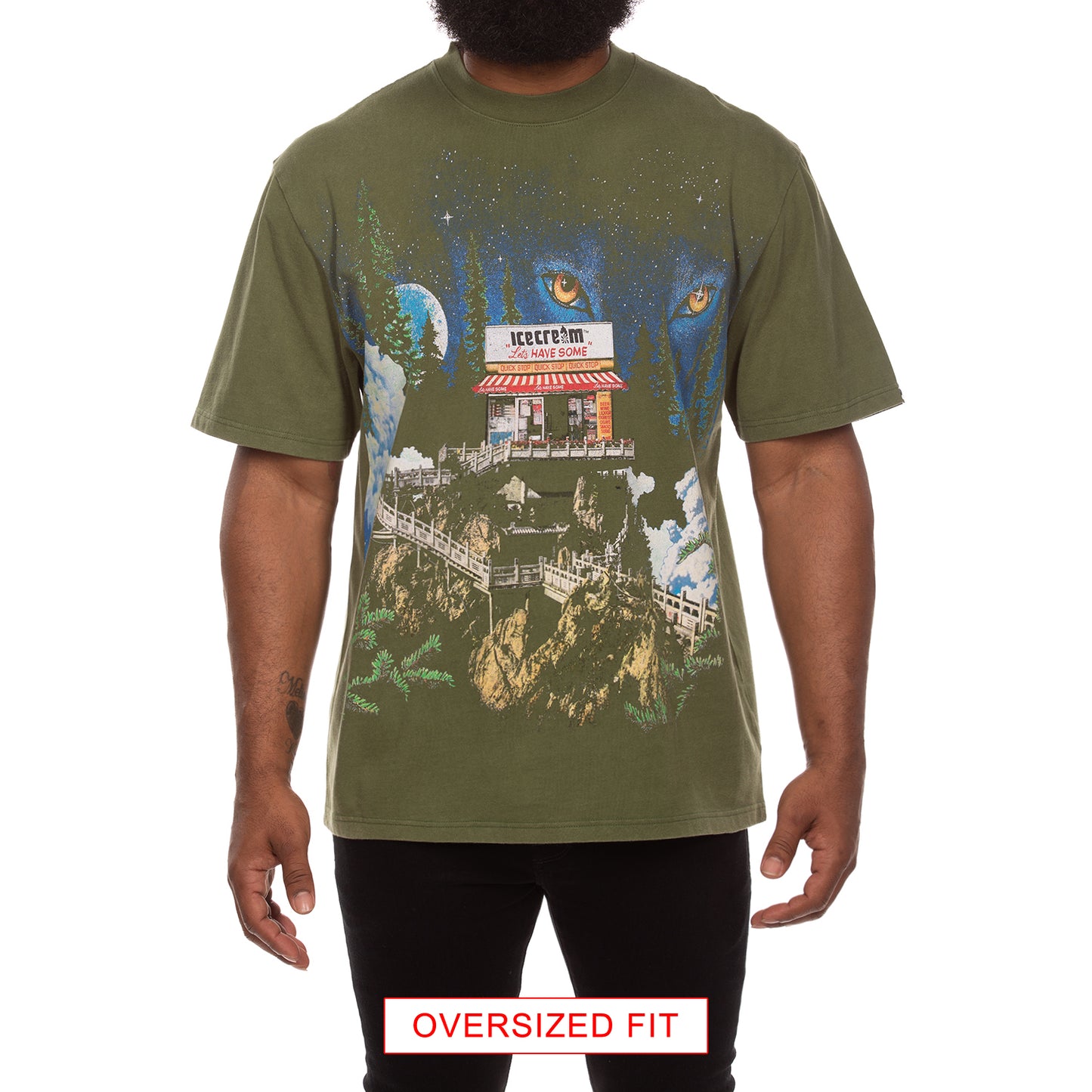 Icecream Billionaire Boys Club Tee Pagoda SS Knit Oversized Fit