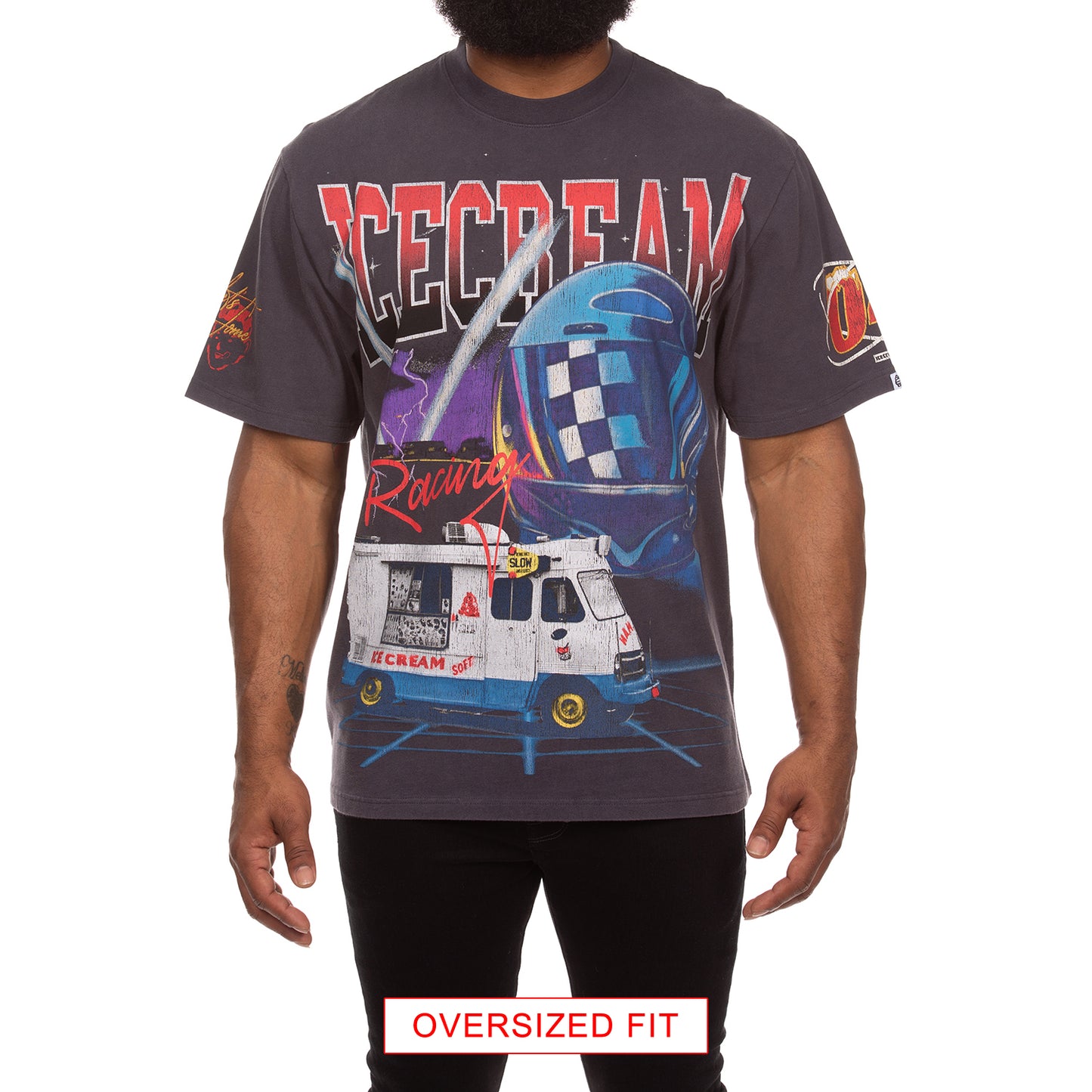 Icecream Billionaire Boys Club Tee Racing SS Knit Oversized-Fit