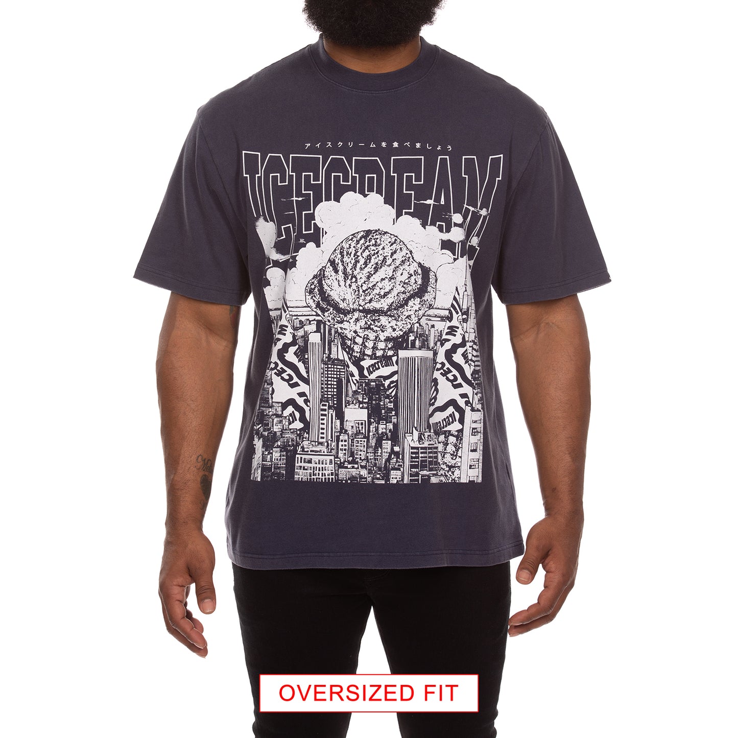 Icecream Billionaire Boys Club Tee Invasion SS Knit - Oversized Fit