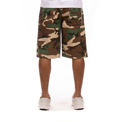 Icecream Billionaire Boys Club Icee Camo Twill Short Vanilla Fit