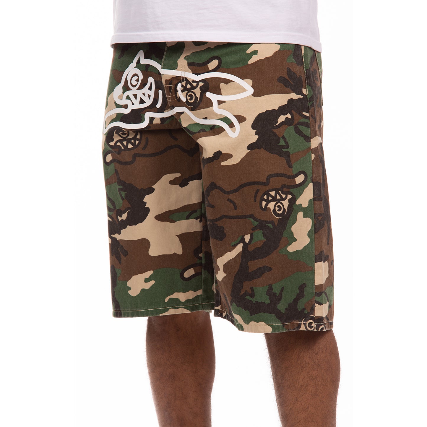 Icecream Billionaire Boys Club Icee Camo Twill Short Vanilla Fit