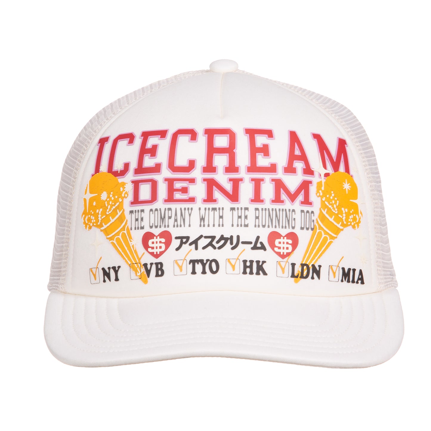 Icecream Billionaire Boys Club Check List Hat