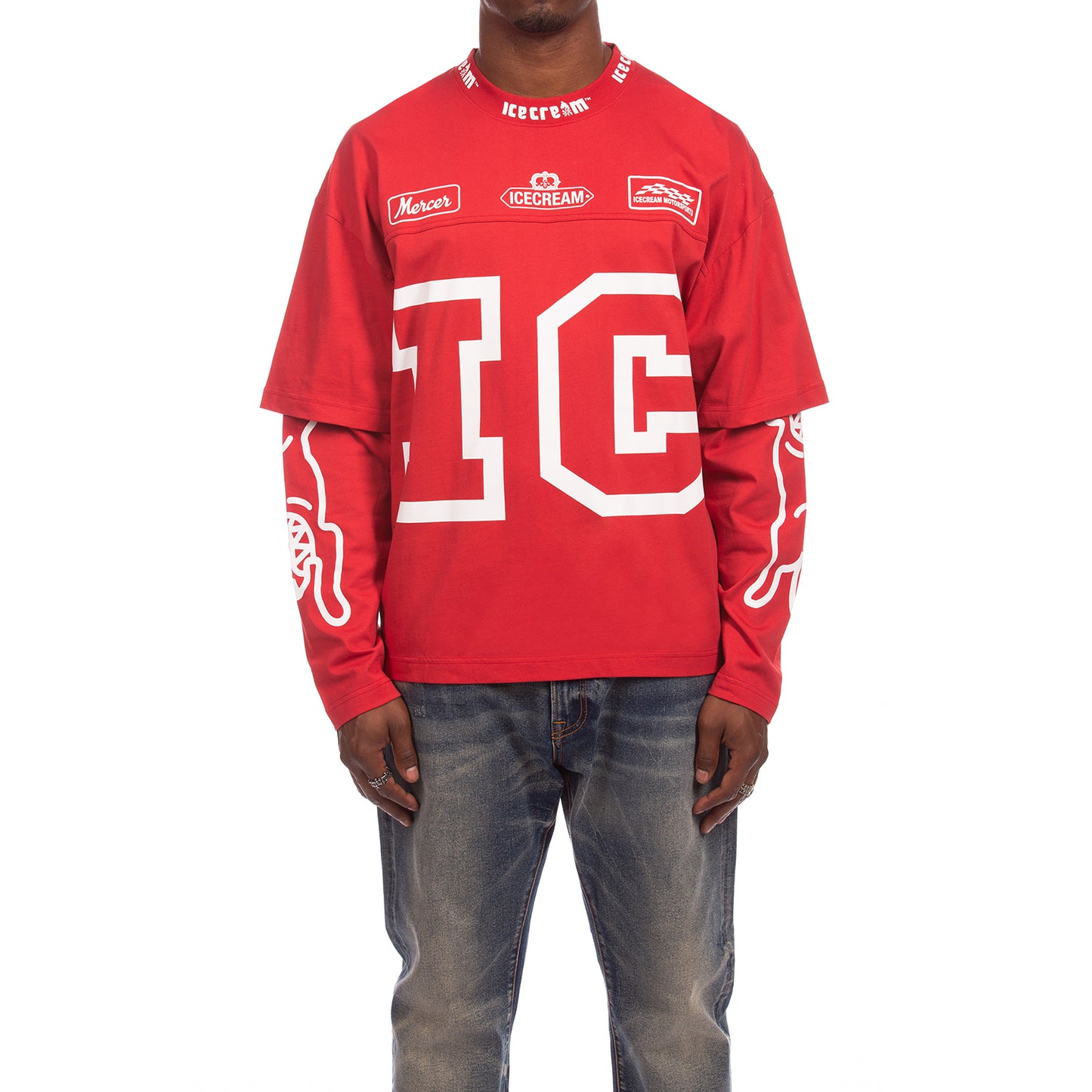 Icecream Billionaire Boys Club Strawberry LS Knit Oversized