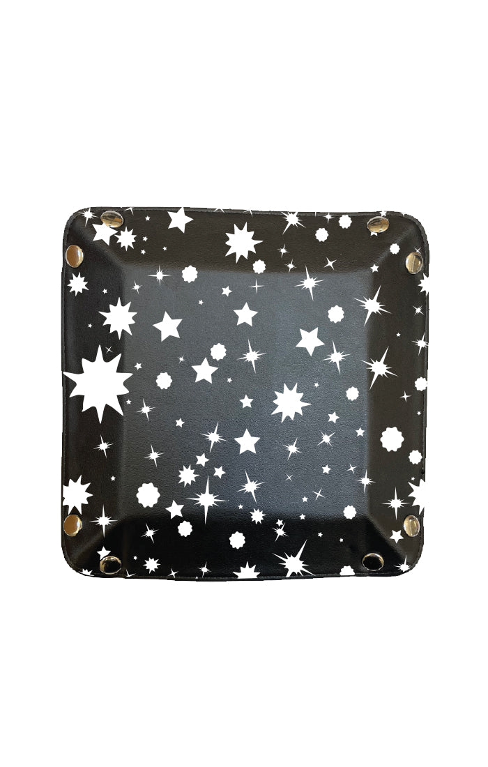 Billionaire Boys Club BB Valet – Premium Accessory Black Tray with Starry Design 821-9806