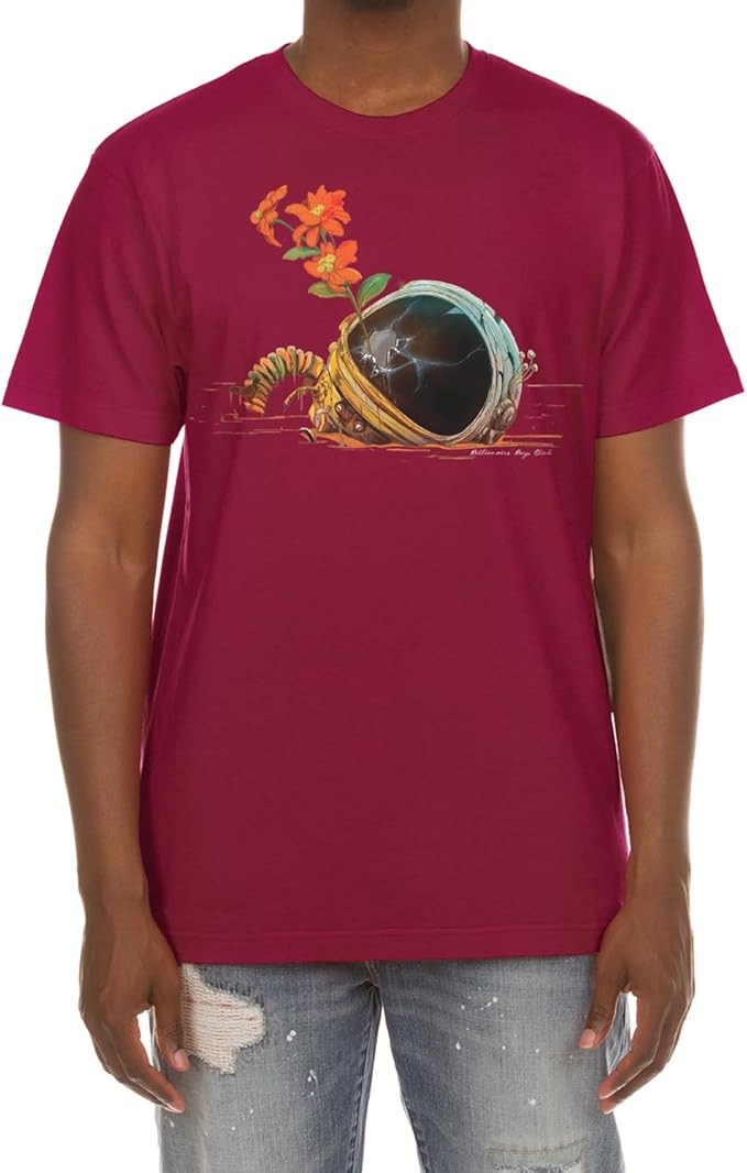 Billionaire Boys Club T-Shirt - Men's Astronaut Helmet Graphic Short Sleeve Tee  831-9200