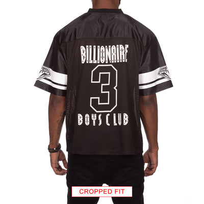 Billionaire Boys Club Mens Shirt Short Sleeve Jersey CROPPED Ring Of Honour SS Knit 841-3308