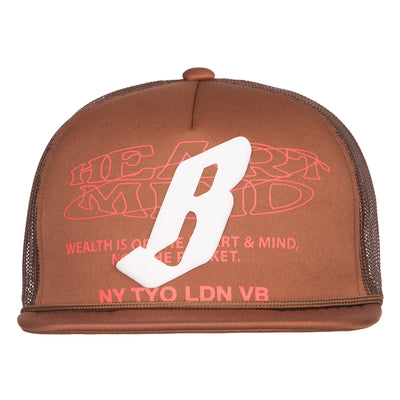 Billionaire Boys Club Clothing Men's Cap Snapback Hat Flying B Trucker Hat 841-4802