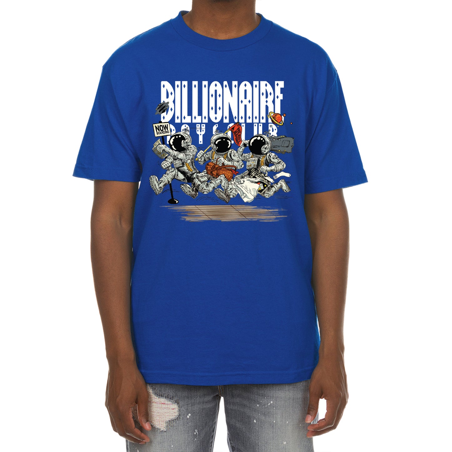 Billionaire Boys Club Clothing Mens T-Shirt BB Now Boarding Tee 841-7205