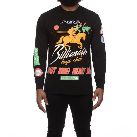 Billionaire Boys Club Clothing Mens T-Shirt BB Celestial Long Sleeve Tee 841-7206