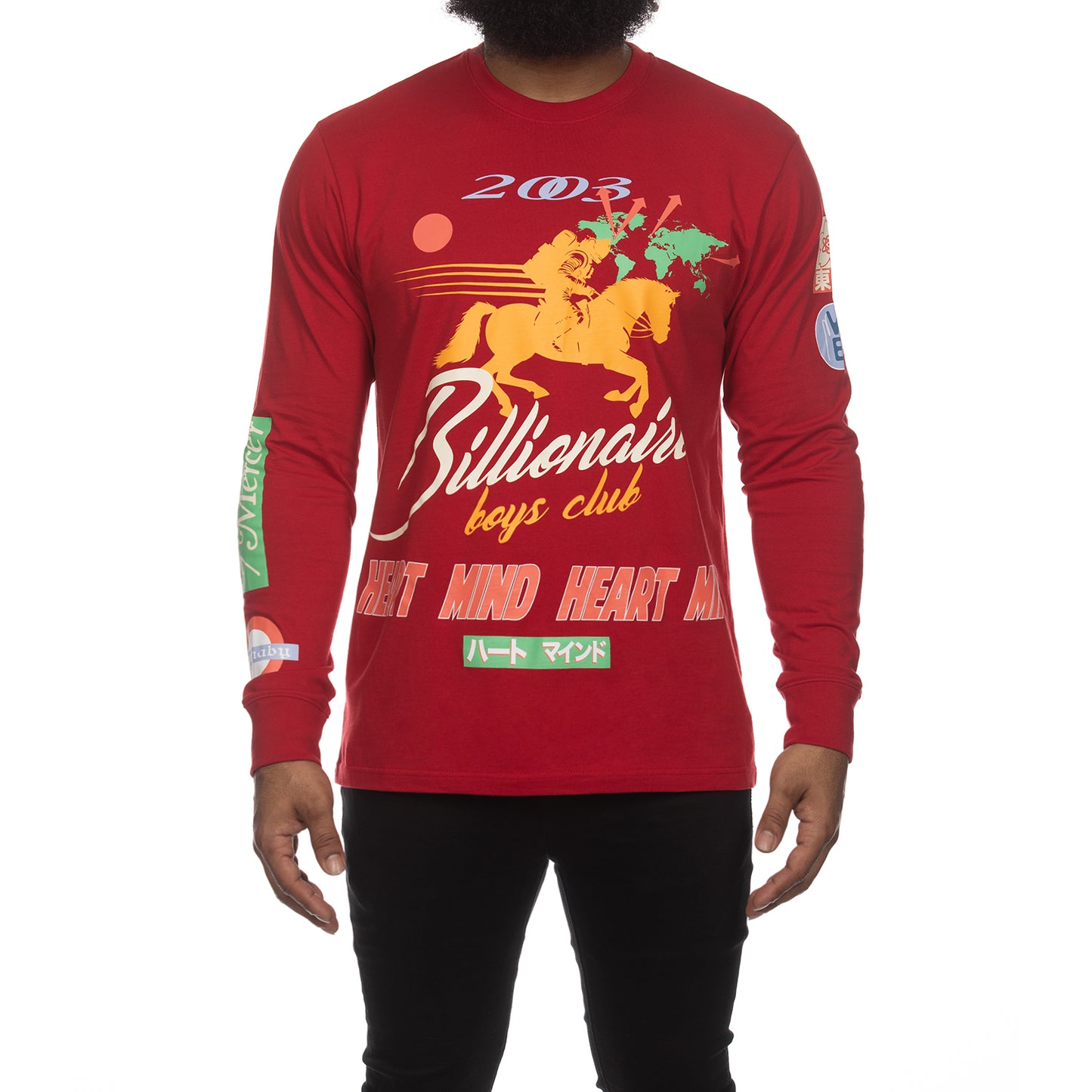 Billionaire Boys Club Clothing Mens T-Shirt BB Celestial Long Sleeve Tee 841-7206