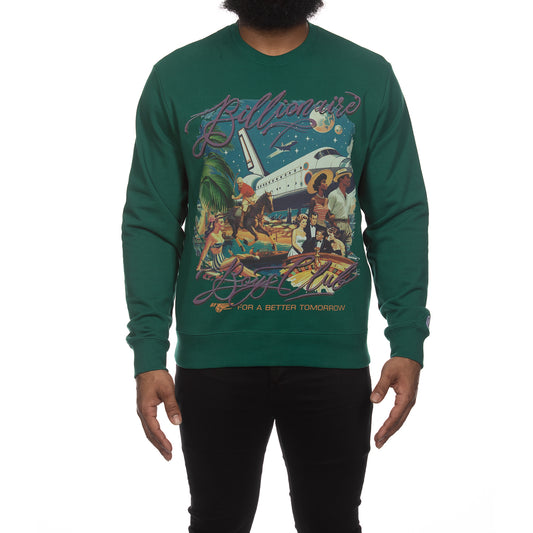 Billionaire Boys Club Clothing Men Sweatshirt BB Better Tomorrow Crewneck Knit 841-7302