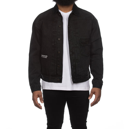 Billionaire Boys Club Clothing jacket BB Mind men denim black jacket 841-7403