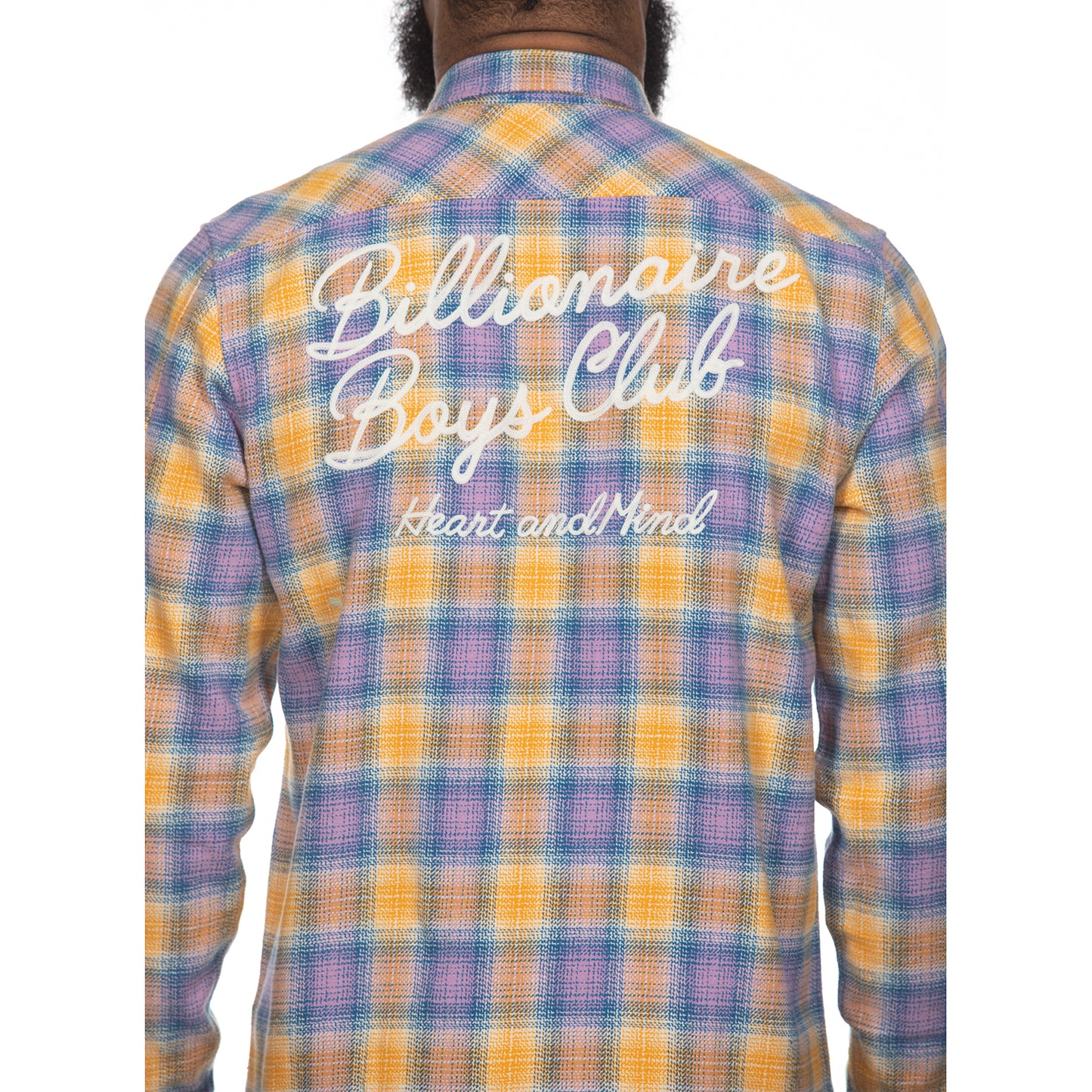 Billionaire Boys Club Mens Shirt BB Heart and Mind LS Woven Button Up Shirt 841-7600