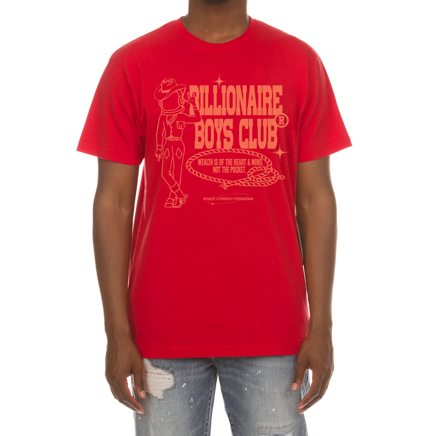 Billionaire Boys Club clothing men t-shirt BB space cowboy knit tee 841-8202