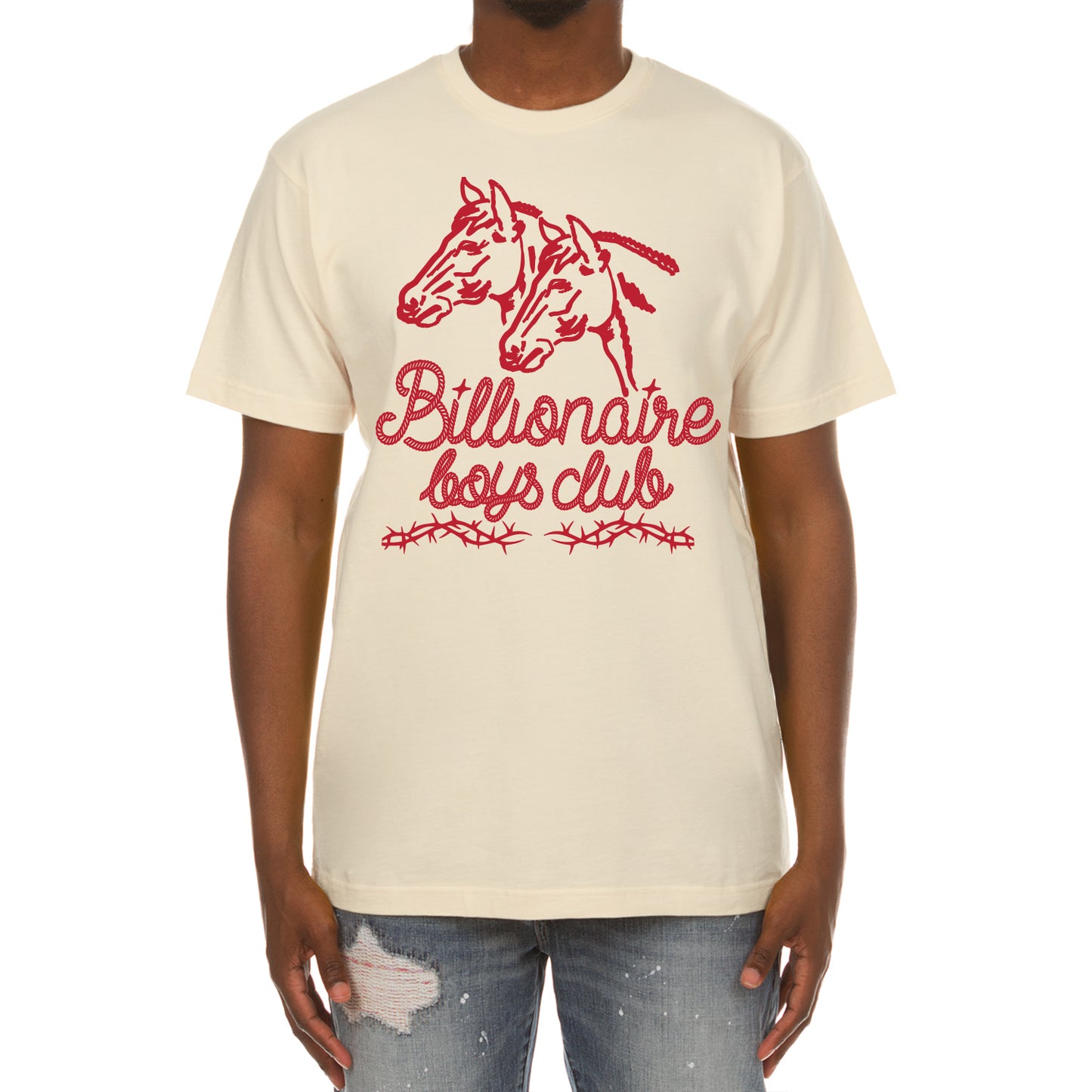 Billionaire Boys Club clothing men t-shirt BB Bronco ss knit tee 841-8203