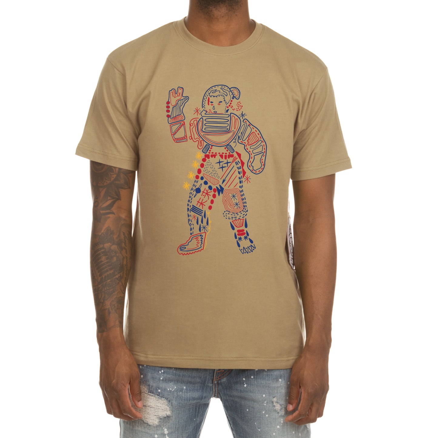 Billionaire Boys Club clothing men t-shirt Space and Time ss knit tee 841-8206