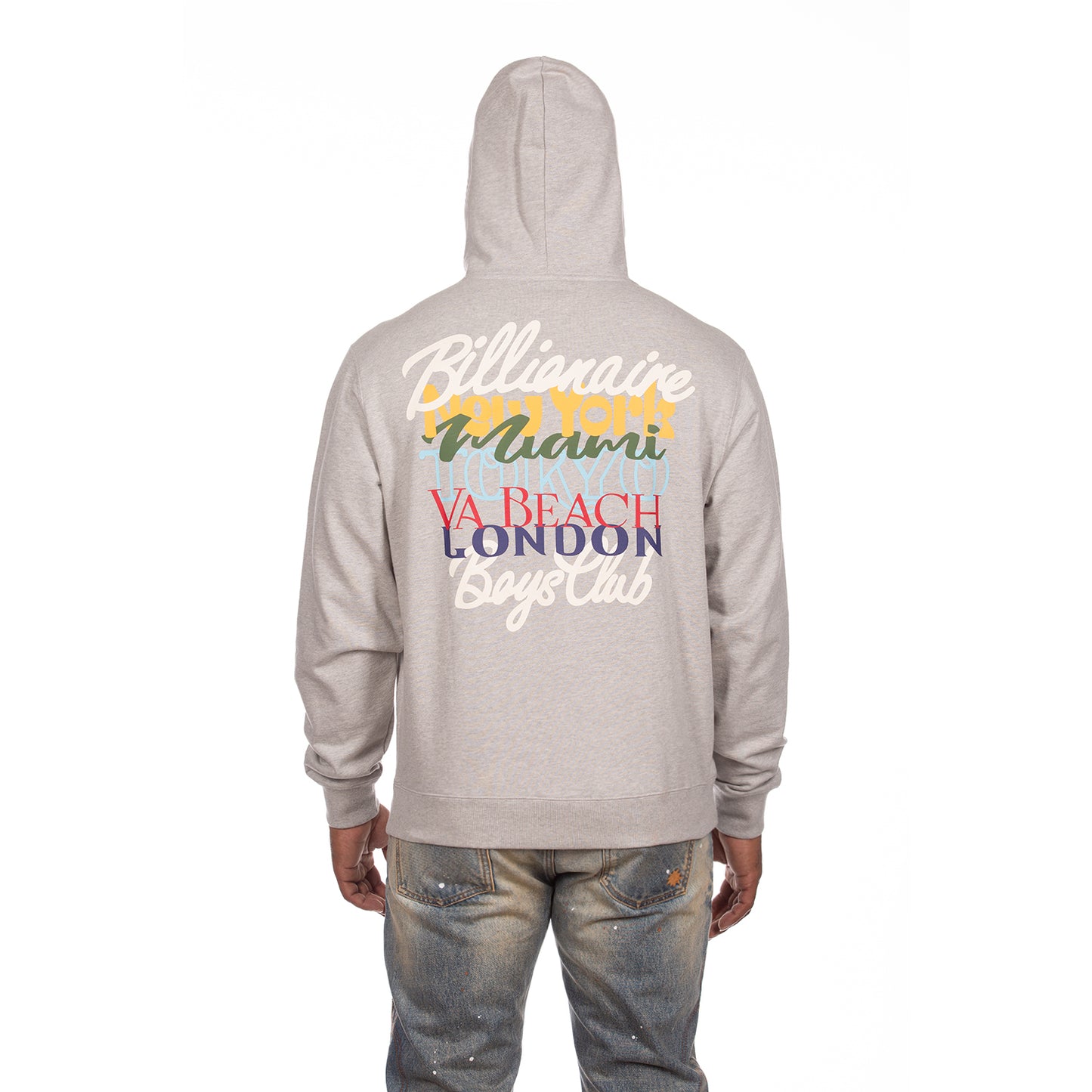 Billionaire Boys Club Clothing Men Hoodie BB World Tour pullover 841-8311