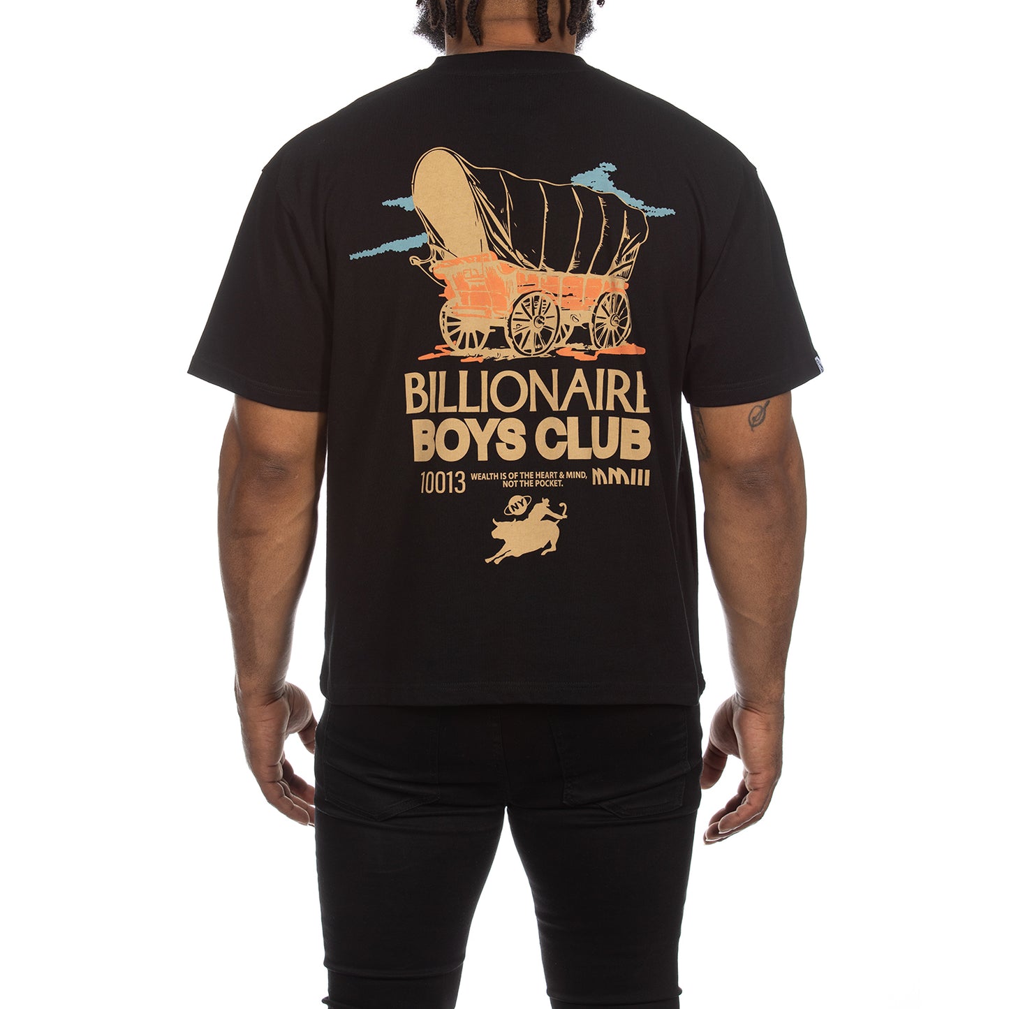 Billionaire Boys Club clothing men t-shirt BB Rodeo knit tee cropped fit 841-8312